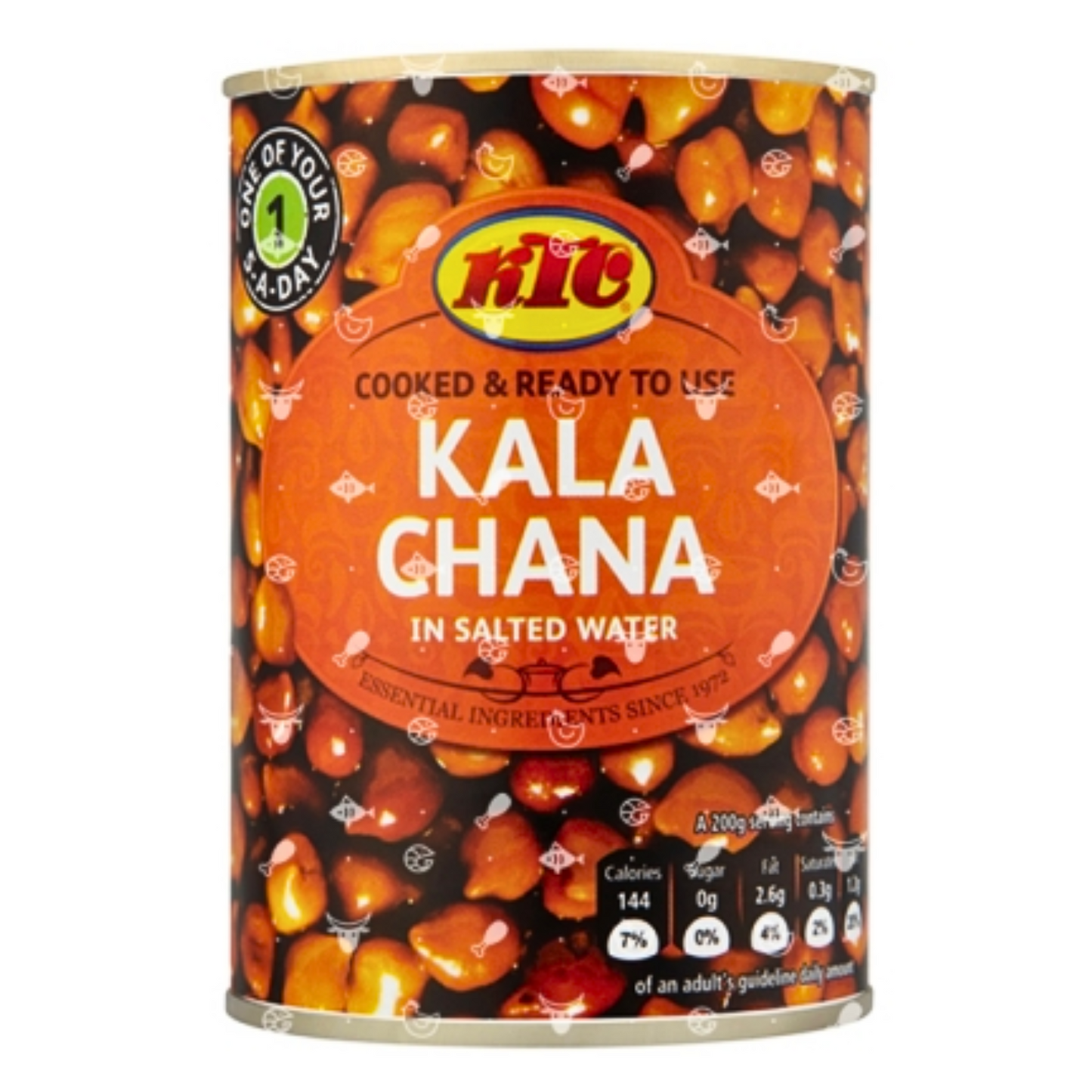 Black Chick Peas (Kala Chana) 12 x 400g