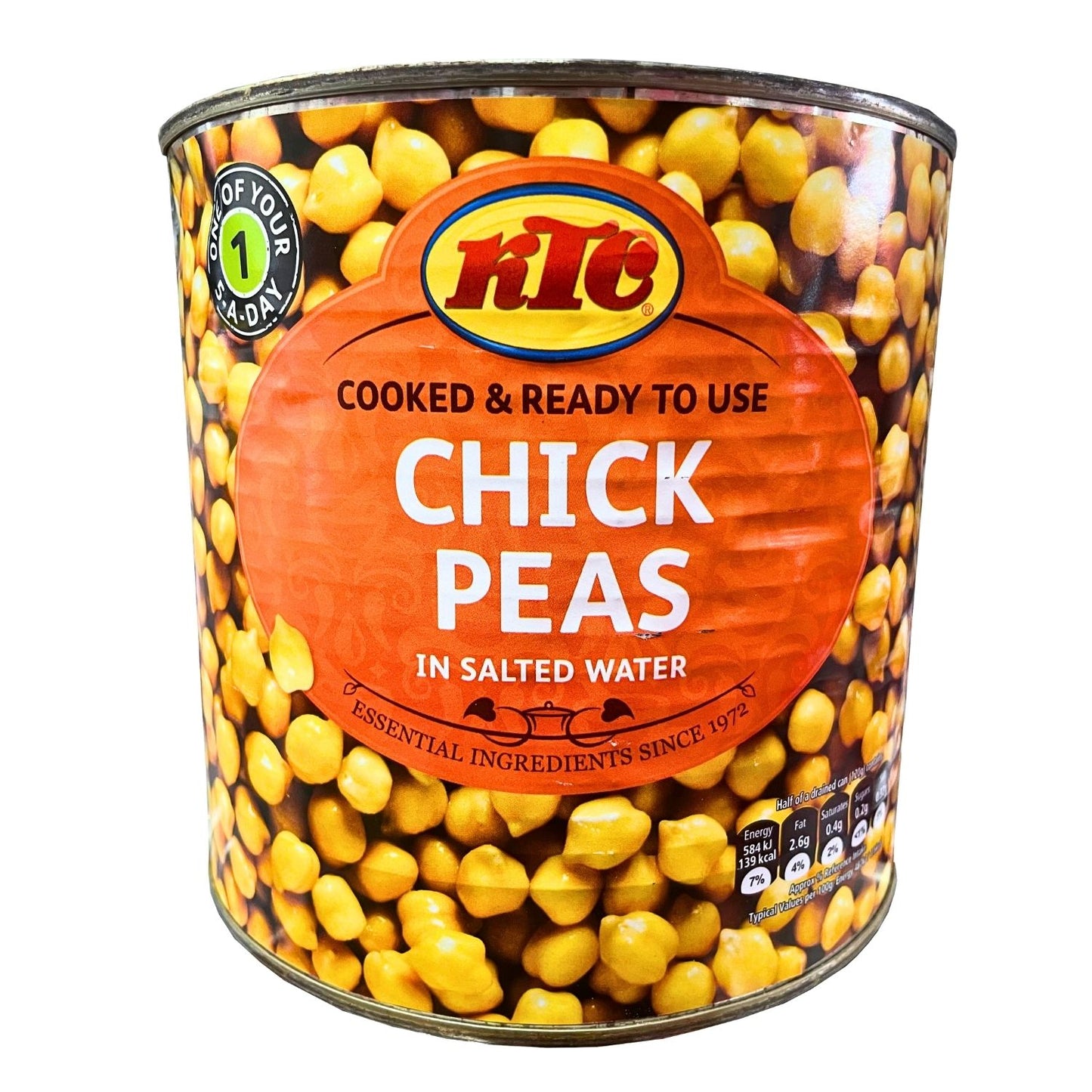 KTC Chick Peas 6 x 2.5kg