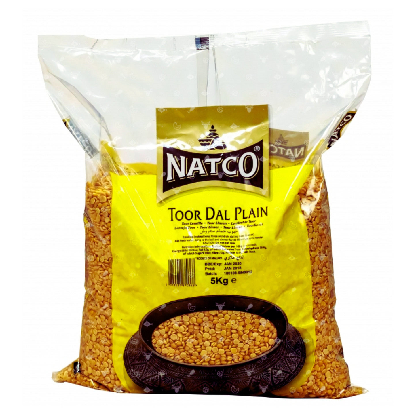 Toor Dal Plain 5kg