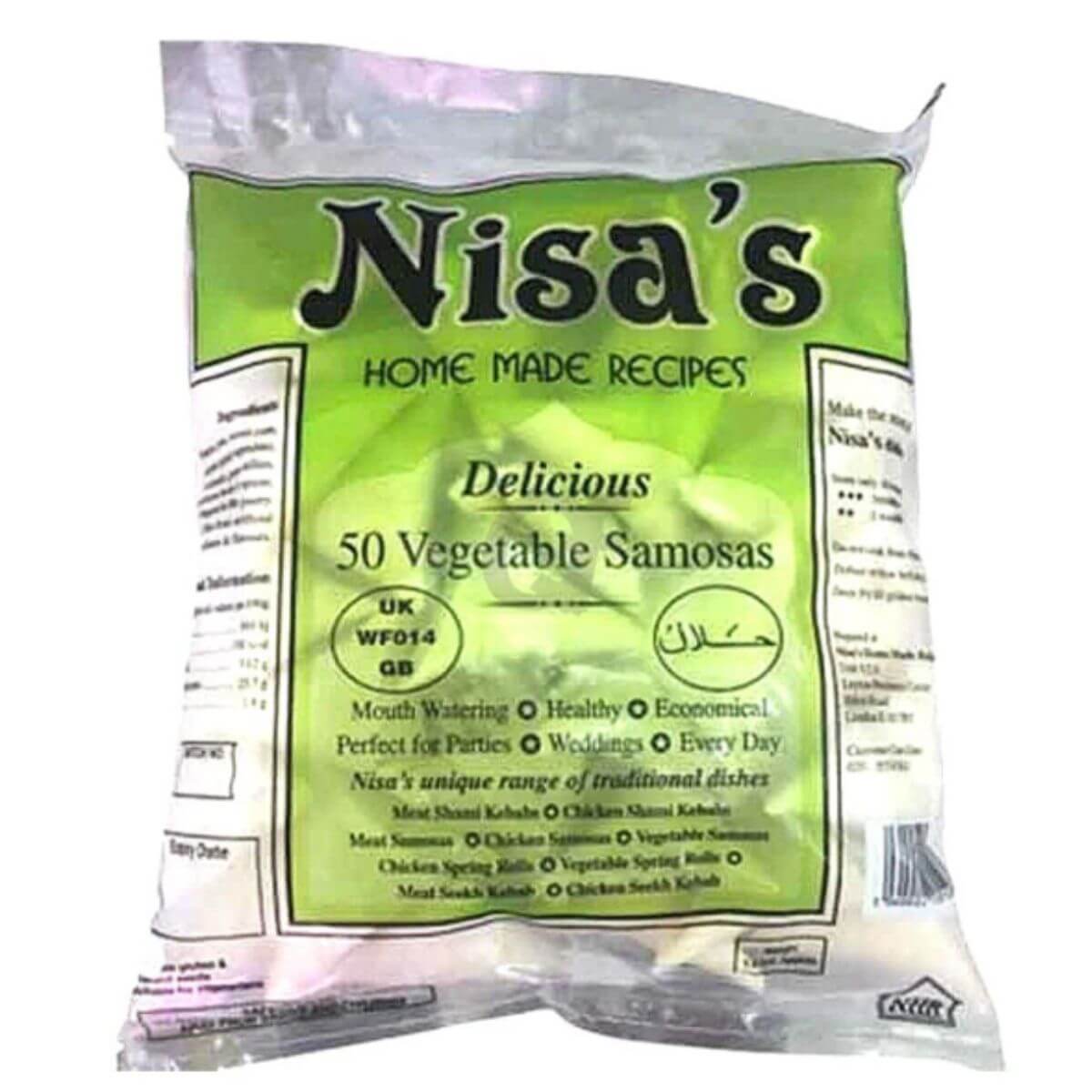 Nisa Veg 50 per pack