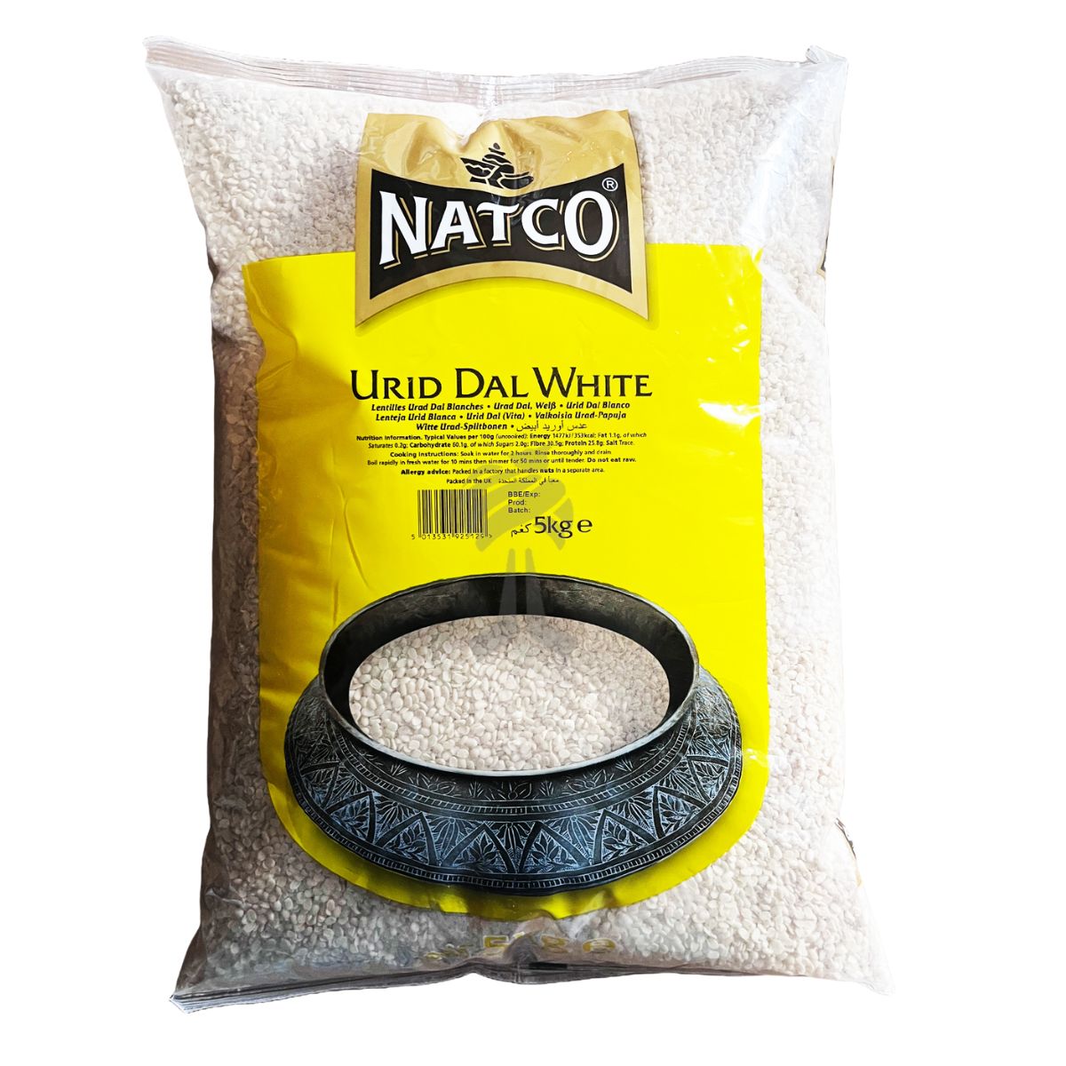 Urid Dal 5kg White