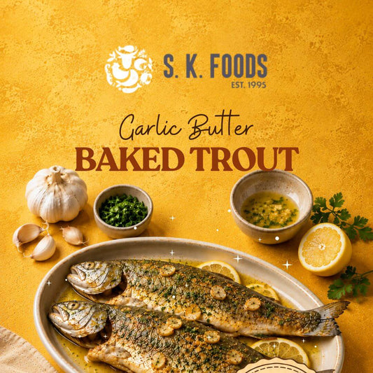 Garlic Butter Baked Trout Recipe