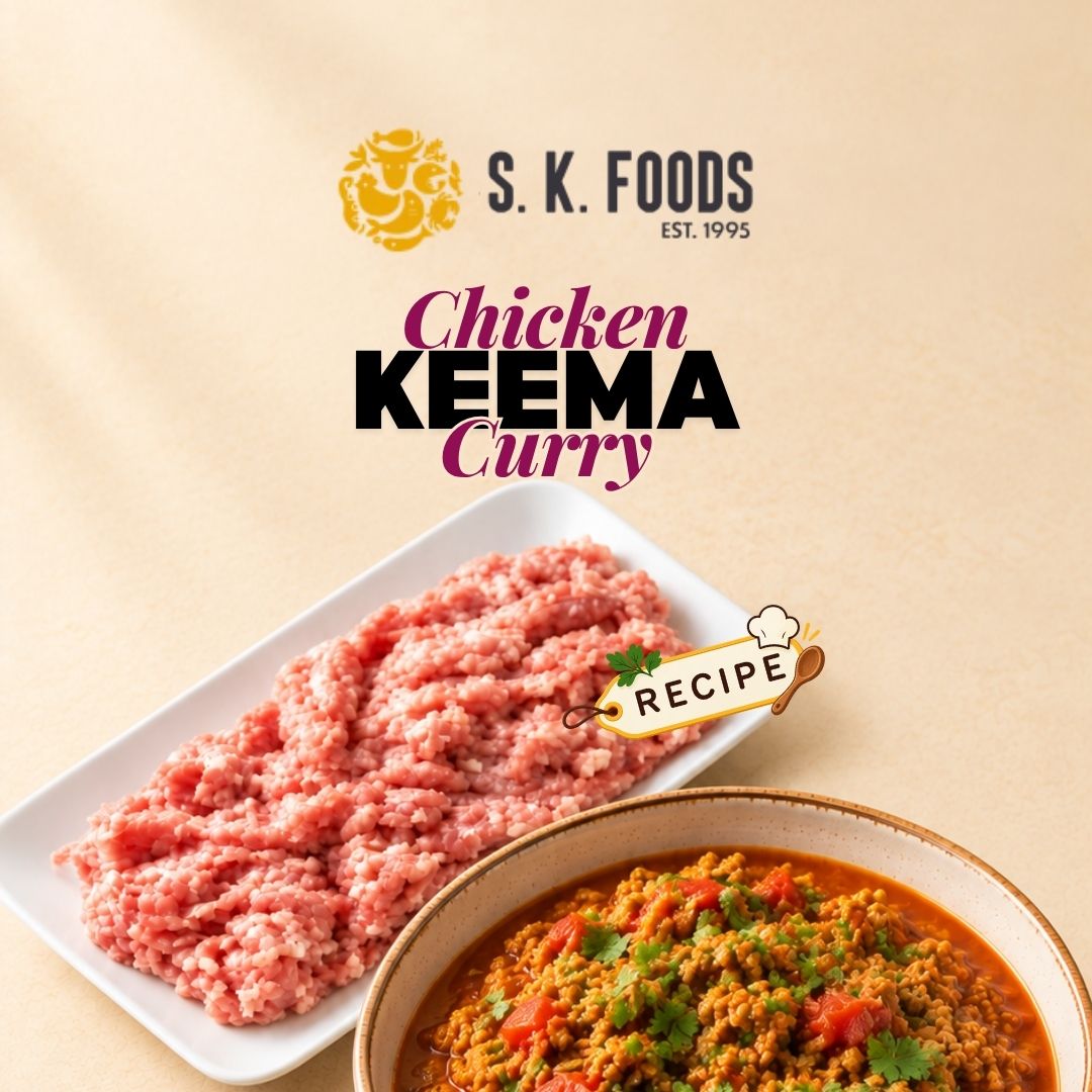 Chicken keema curry made with S.K. Foods Mince Meat – Keema Chicken