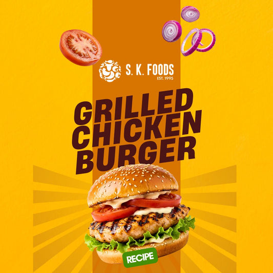 Grilled Chicken Burger Recipe