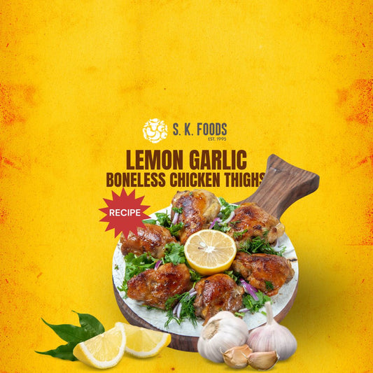 Lemon Garlic Boneless Chicken Thighs Recipe