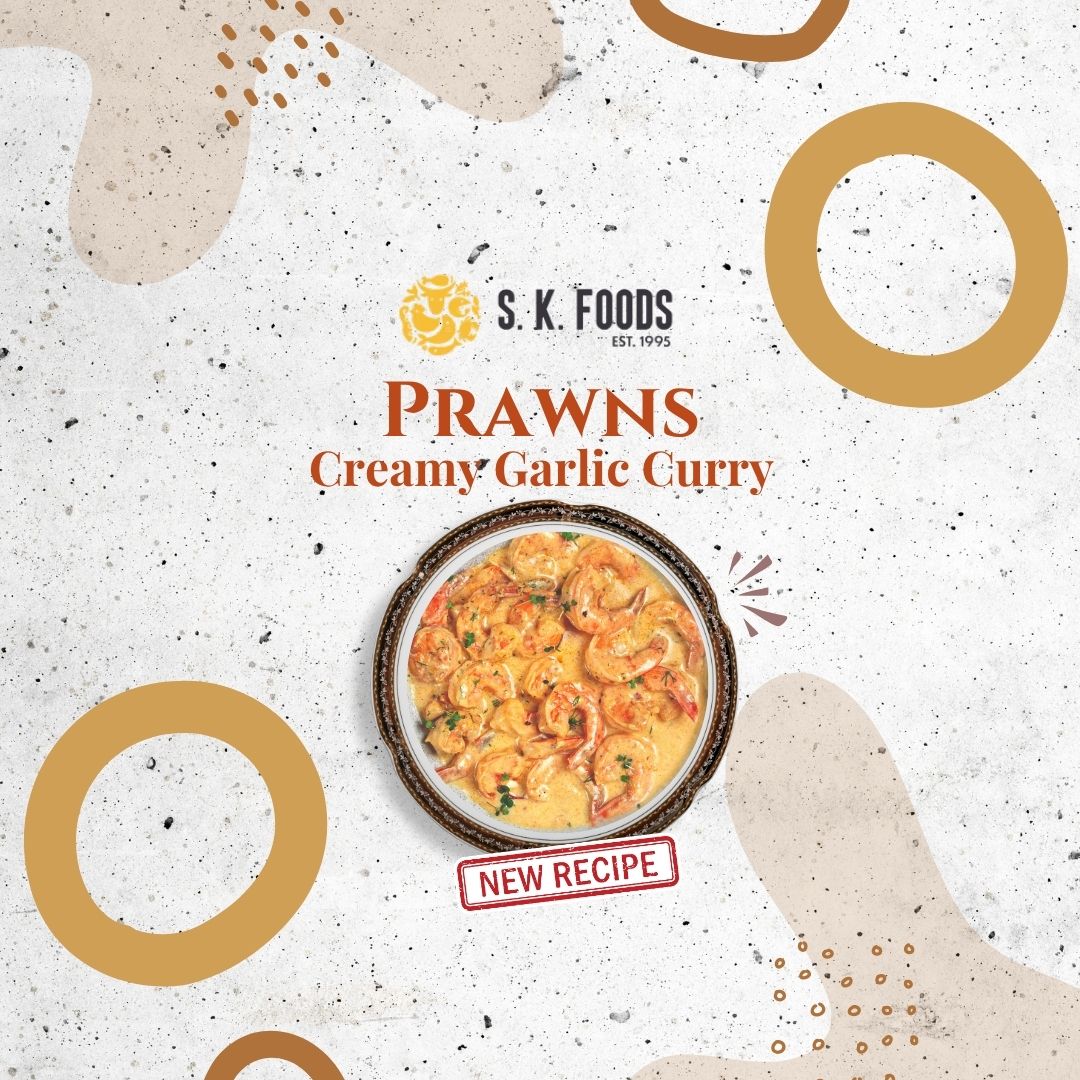 Prawns Creamy Garlic Curry Recipe